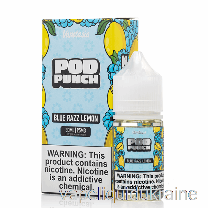 Vape Ukraine Blue Razz Lemon - Vapetasia POD PUNCH Salts - 30mL 50mg